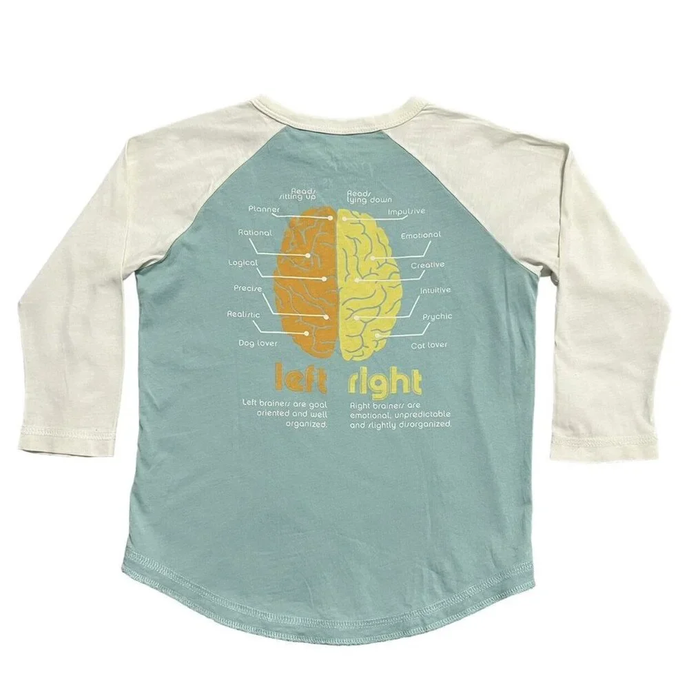 Peek XS (4-5Y) Brain Power Raglan Shirt